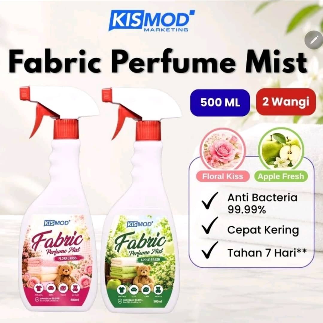 Fabric Perfume Mist 500ml Apple Fresh & Floral Kiss